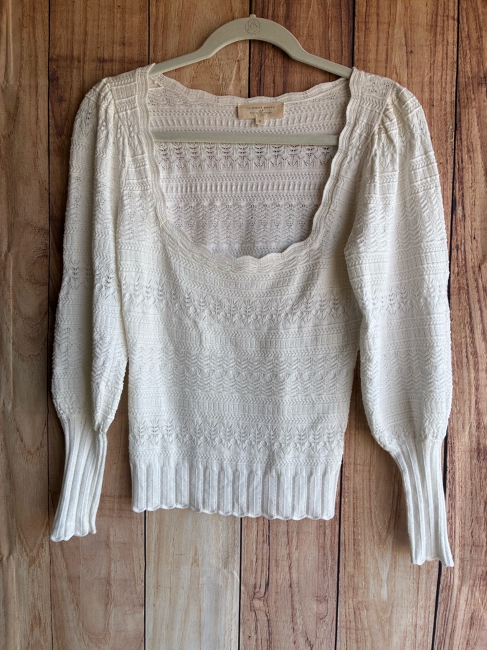 Sézane Ronnie Jumper Sweater in Ecru / White Size Small - Picture 4 of 10
